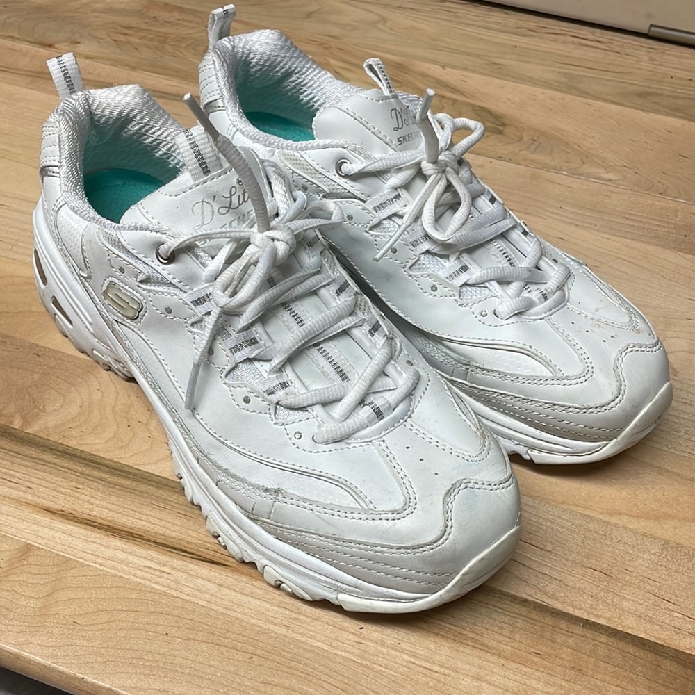 Skecher D’Lites Fresh Start Triple White